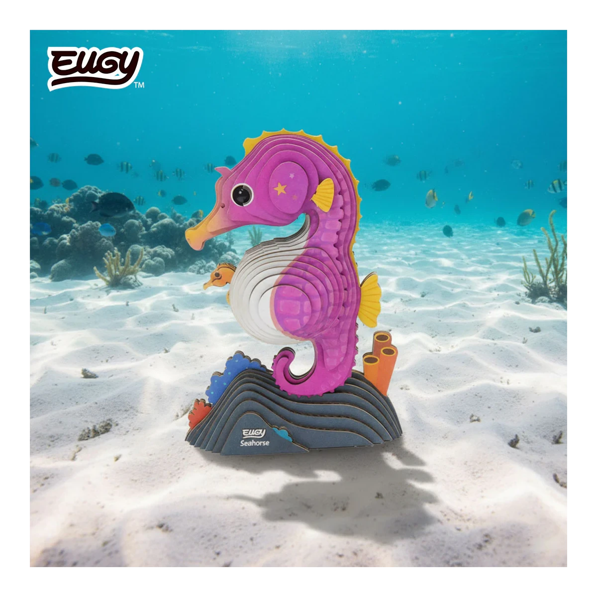 Konik morski Eugy. Eko Ukladanka 3D