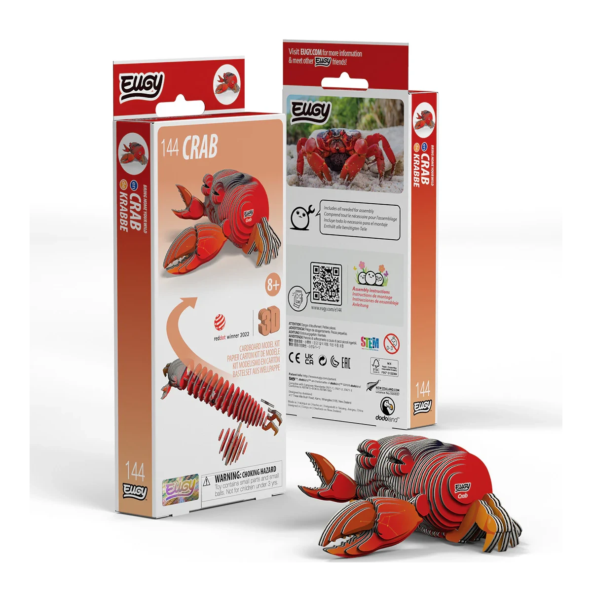 Krab Eugy. Eko Ukladanka 3D