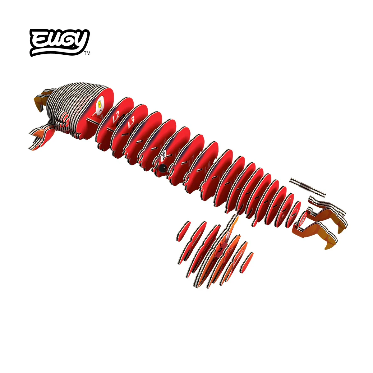 Krab Eugy. Eko Ukladanka 3D