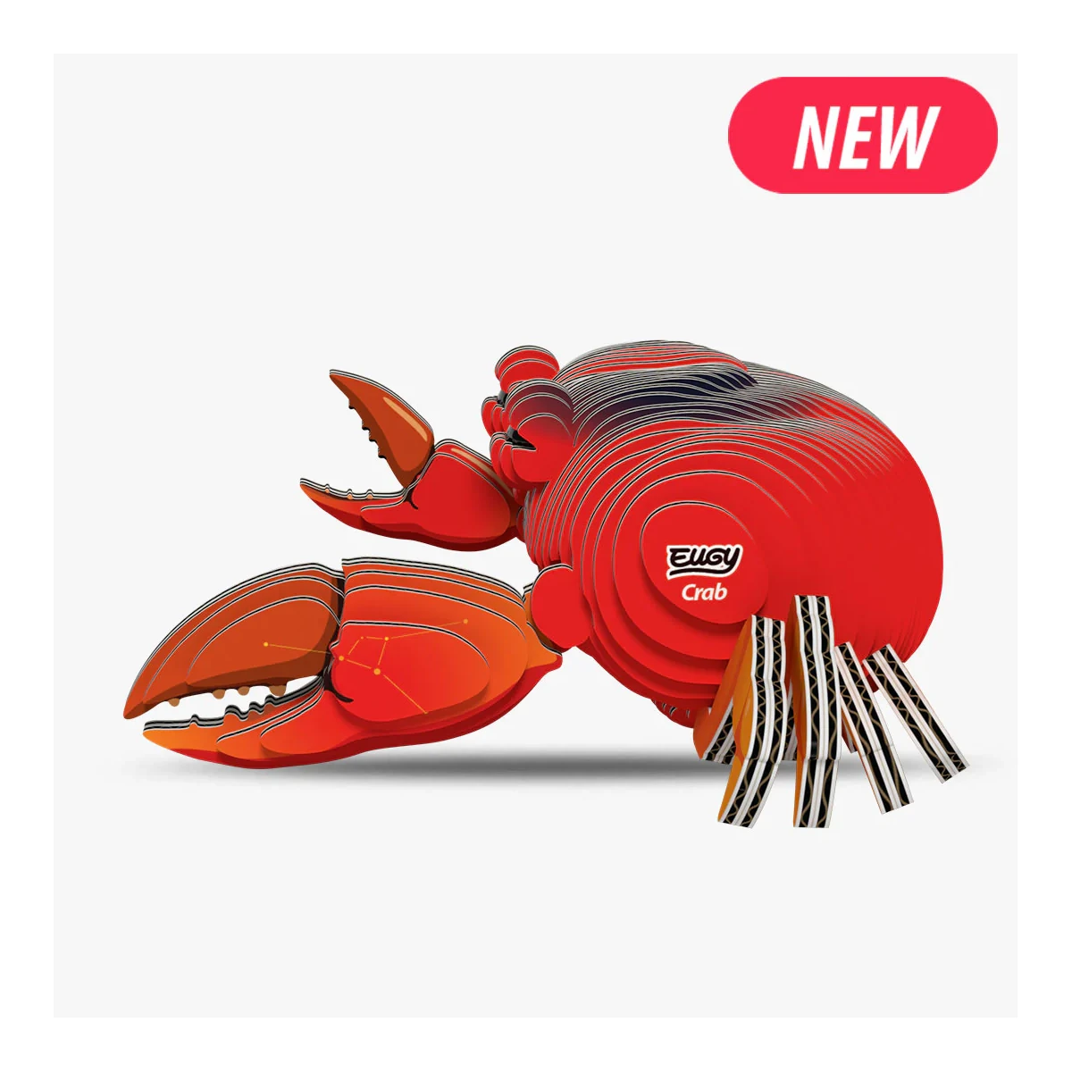 Krab Eugy. Eko Ukladanka 3D