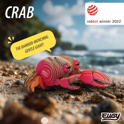 Krab Eugy. Eko Ukladanka 3D