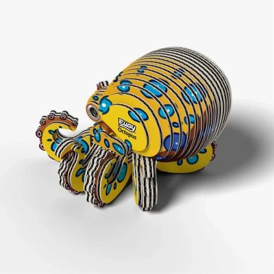 Ośmiornica Eugy. Eko Ukladanka 3D