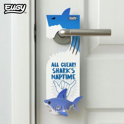 Zawieszka na drzwi Rekin Eugy. Eko Ukladanka 3D