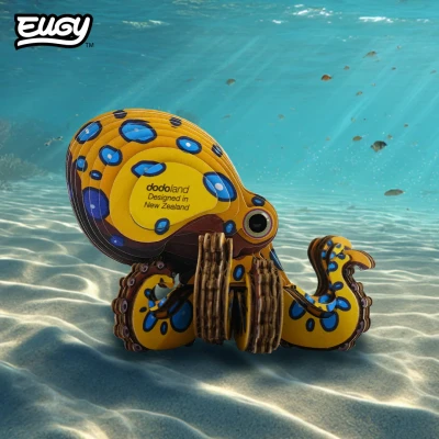 Ośmiornica Eugy. Eko Ukladanka 3D