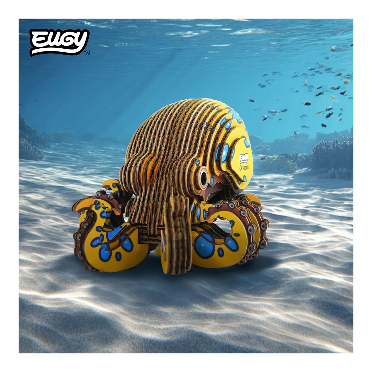 Ośmiornica Eugy. Eko Ukladanka 3D