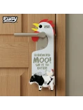 Zawieszka na drzwi Krowa Eugy. Eko Ukladanka 3D