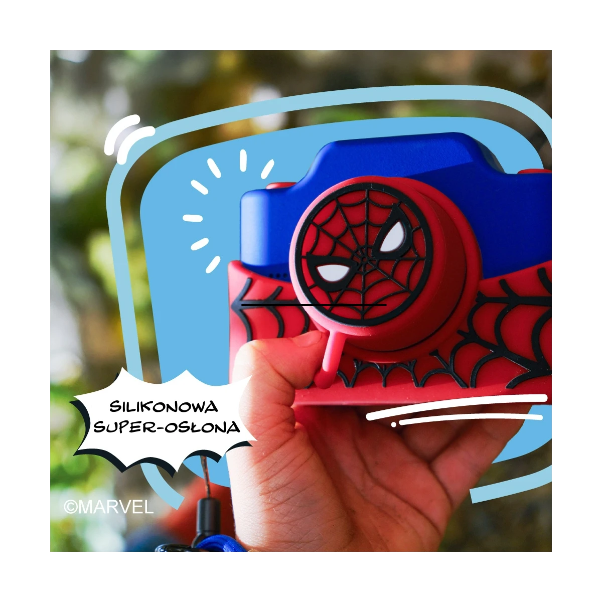Kiimento. Aparat dla Dzieci z Dotykowym Ekranem. Spider-Man Marvel