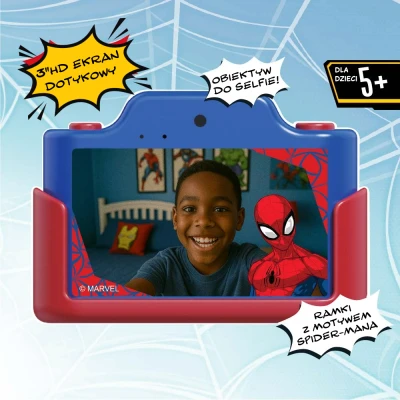 Kiimento. Aparat dla Dzieci z Dotykowym Ekranem. Spider-Man Marvel
