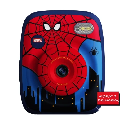 Kiimento. Aparat Natychmiastowy Print Pro z Drukarką. Spider-Man Marvel