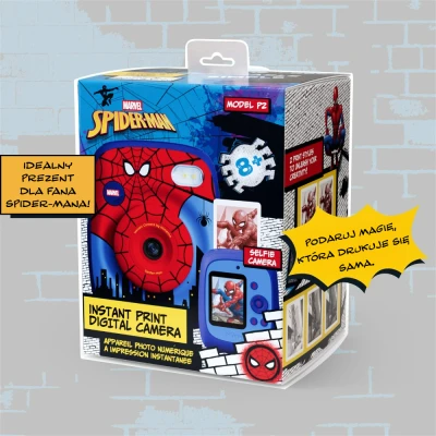 Kiimento. Aparat Natychmiastowy Print Pro z Drukarką. Spider-Man Marvel