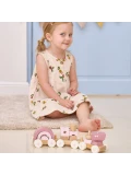 VIGA TOYS VIGA PolarB Różowa Kolejka Pociąg z Wagonikami Klocki | Pan Piksel