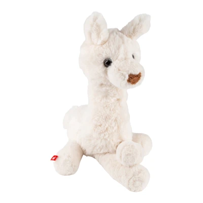 SIGIKID Jedwabiście miękka pluszowa Alpaka Flaucherie biała zabawka 42cm
