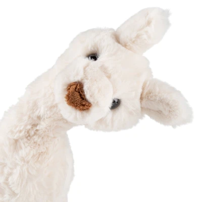 SIGIKID Jedwabiście miękka pluszowa Alpaka Flaucherie biała zabawka 42cm
