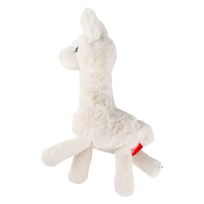 SIGIKID Jedwabiście miękka pluszowa Alpaka Flaucherie biała zabawka 42cm