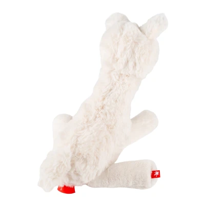 SIGIKID Jedwabiście miękka pluszowa Alpaka Flaucherie biała zabawka 42cm