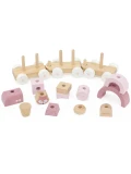 VIGA TOYS VIGA PolarB Różowa Kolejka Pociąg z Wagonikami Klocki | Pan Piksel