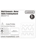 MASTERKIDZ Tablica Przesuwna Mała Motoryka Montessori | Pan Piksel