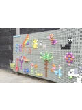 MASTERKIDZ Zestaw Kołeczki w kształcie figur geometrycznych 64szt do tablic STEM | Pan Piksel