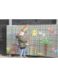 MASTERKIDZ Zestaw Kołeczki w kształcie figur geometrycznych 64szt do tablic STEM | Pan Piksel