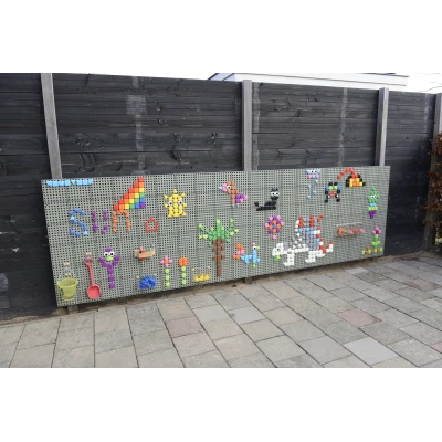 MASTERKIDZ Zestaw Kołeczki w kształcie figur geometrycznych 64szt do tablic STEM | Pan Piksel