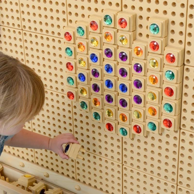 MASTERKIDZ Akrylowe Kolorowe Diamenciki Do Tablicy Naukowej STEM 72 Sztuki | Pan Piksel