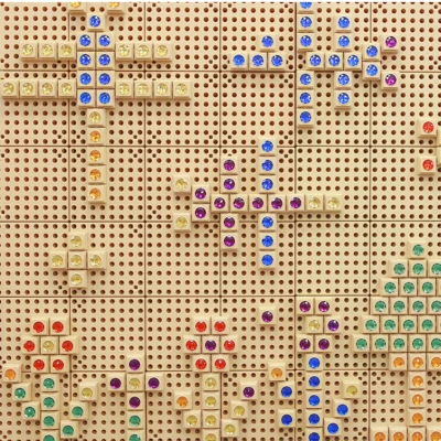 MASTERKIDZ Akrylowe Kolorowe Diamenciki Do Tablicy Naukowej STEM 72 Sztuki | Pan Piksel