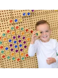 MASTERKIDZ Akrylowe Kolorowe Diamenciki Do Tablicy Naukowej STEM 72 Sztuki | Pan Piksel