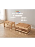 MASTERKIDZ Drewniany Stół Edukacyjny + AKCESORIA STEM WALL + 563 Klocków | Pan Piksel
