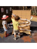 MASTERKIDZ Drewniana Tablica STEM Wolnostojąca | Pan Piksel