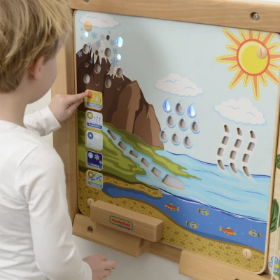 MASTERKIDZ Tablica Edukacyjna Obieg Wody Montessori | Pan Piksel