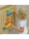 MASTERKIDZ Tablica Ścienna Edukacyjna Labirynt Koraliki Montessori | Pan Piksel