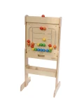 MASTERKIDZ Tablica Ścienna Edukacyjna Labirynt Koraliki Montessori | Pan Piksel