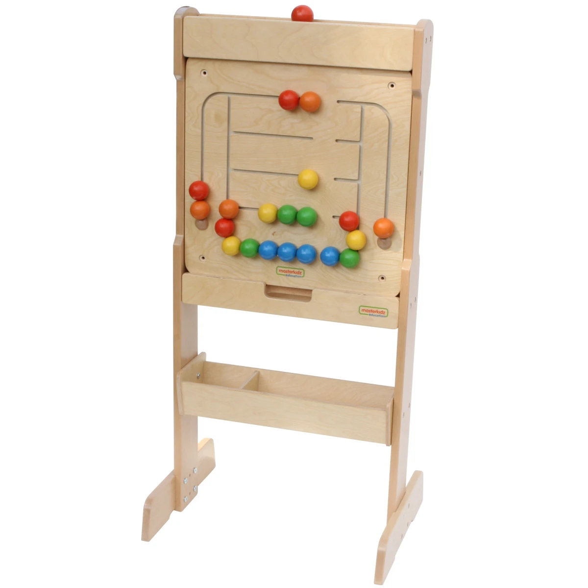 MASTERKIDZ Tablica Ścienna Edukacyjna Labirynt Koraliki Montessori | Pan Piksel