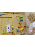 MASTERKIDZ Tablica Ścienna Edukacyjna Labirynt Koraliki Montessori | Pan Piksel