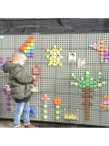 MASTERKIDZ Zestaw Kołeczki w kształcie figur geometrycznych 64szt do tablic STEM | Pan Piksel