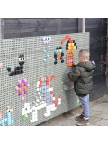 MASTERKIDZ Zestaw Kołeczki w kształcie figur geometrycznych 64szt do tablic STEM | Pan Piksel