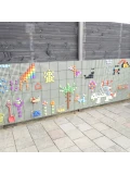MASTERKIDZ Zestaw Kołeczki w kształcie figur geometrycznych 64szt do tablic STEM | Pan Piksel