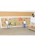 MASTERKIDZ Zestaw Kołeczki w kształcie figur geometrycznych 64szt do tablic STEM | Pan Piksel