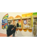 MASTERKIDZ System Do Montażu 5 Tablic Masterkidz Flex - Pociąg | Pan Piksel