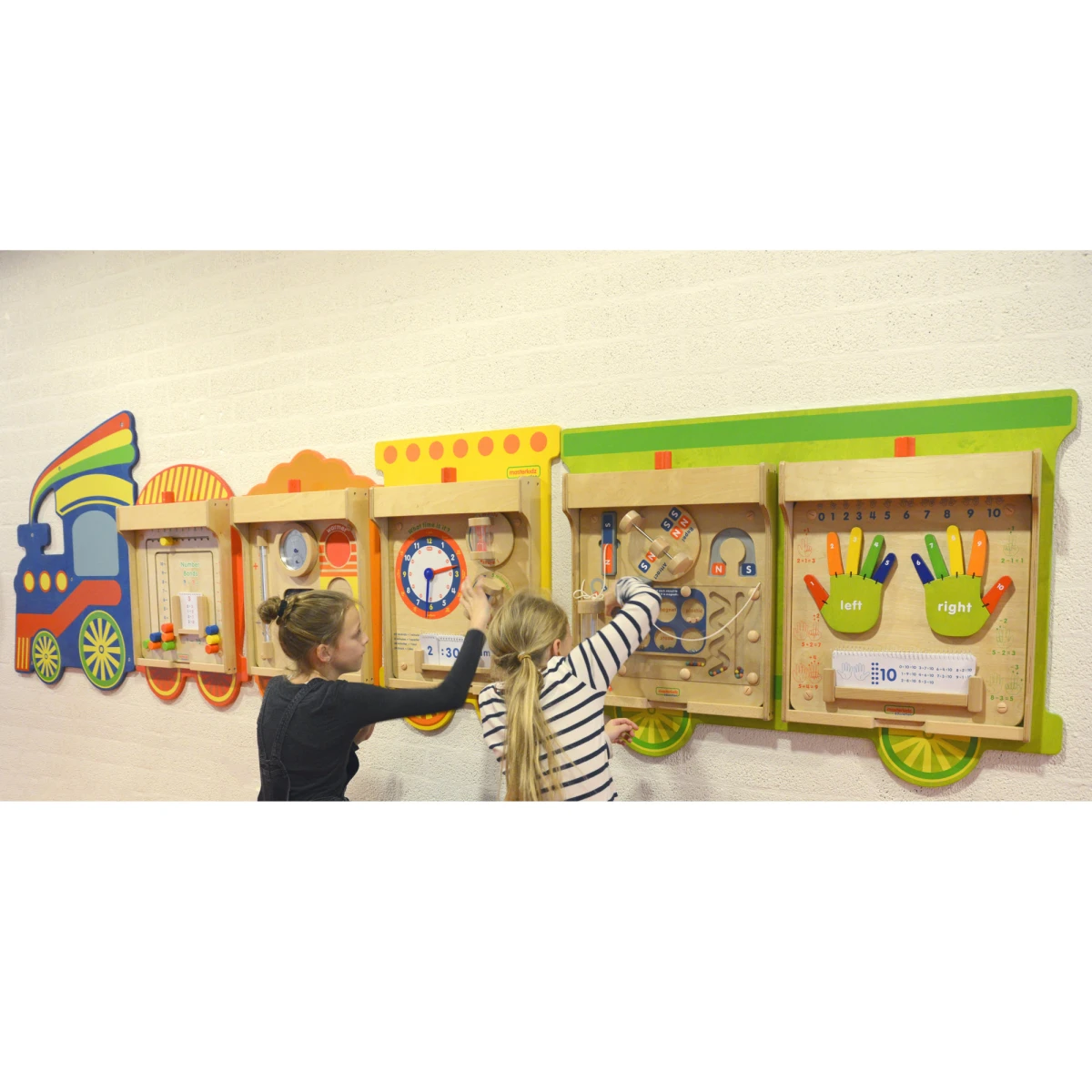 MASTERKIDZ System Do Montażu 5 Tablic Masterkidz Flex - Pociąg | Pan Piksel