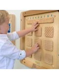 MASTERKIDZ Sensoryczna Tablica Ścienna Rozpoznawanie Faktury Powierzchni | Pan Piksel