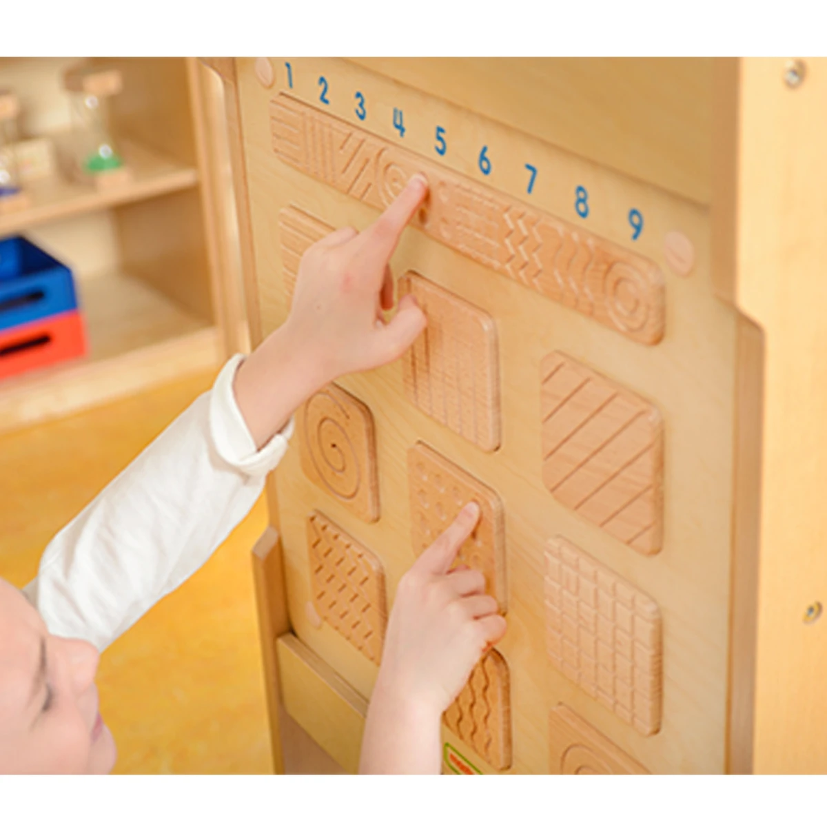 MASTERKIDZ Sensoryczna Tablica Ścienna Rozpoznawanie Faktury Powierzchni | Pan Piksel