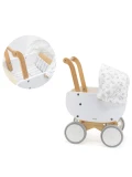 Wózek dla lalek White Doll Viga | Pan Piksel