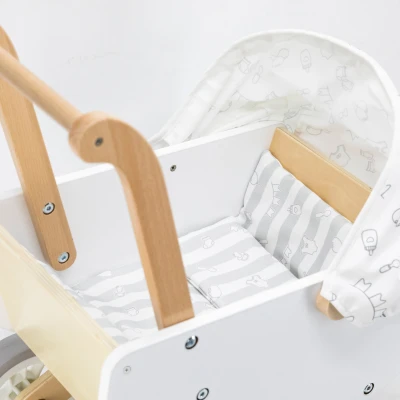 Wózek dla lalek White Doll Viga | Pan Piksel