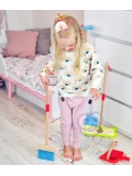 TOOKY TOY Drewniany Zestaw do Sprzątania dla Dzieci 6 el. | Pan Piksel