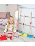 TOOKY TOY Drewniany Zestaw do Sprzątania dla Dzieci 6 el. | Pan Piksel