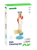 TOOKY TOY Drewniany Zestaw do Sprzątania dla Dzieci 6 el. | Pan Piksel