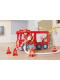 VIGA Duży Drewniany Wóz Strażacki Plac Zabaw Montessori | Pan Piksel