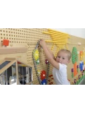 MASTERKIDZ Tablica Ścienna Koła Zębate i Łańcuch 79 El. Zbuduj własny mechanizm | Pan Piksel