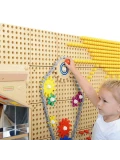 MASTERKIDZ Tablica Ścienna Koła Zębate i Łańcuch 79 El. Zbuduj własny mechanizm | Pan Piksel